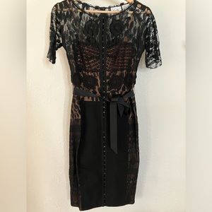Beguile Byron Lars Black Cocktail Dress